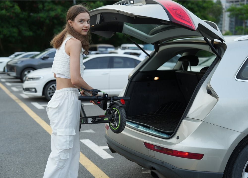 Foldable lightweight electric scooter for adults