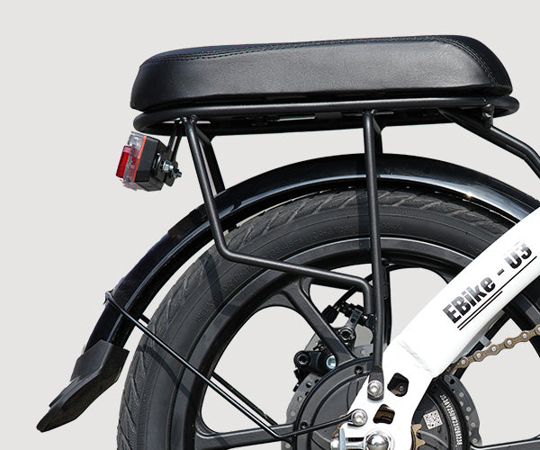best folding e bike Rear Fender & Passenger Seat