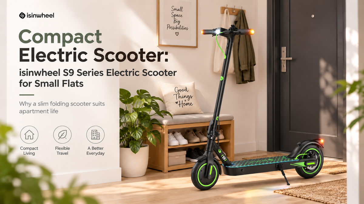 Compact Electric Scooter: isinwheel S9 Series for Small Flats