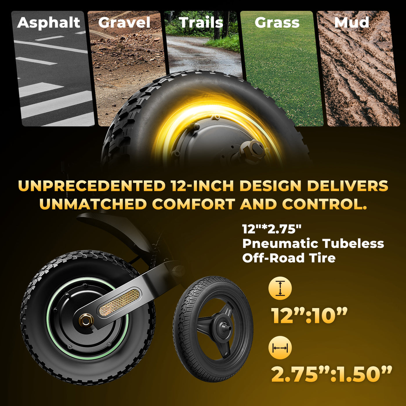 isinwheel® GT4 2400W Dual Motor Electric Scooter