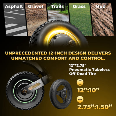 isinwheel® GT4 2400W Dual Motor Electric Scooter