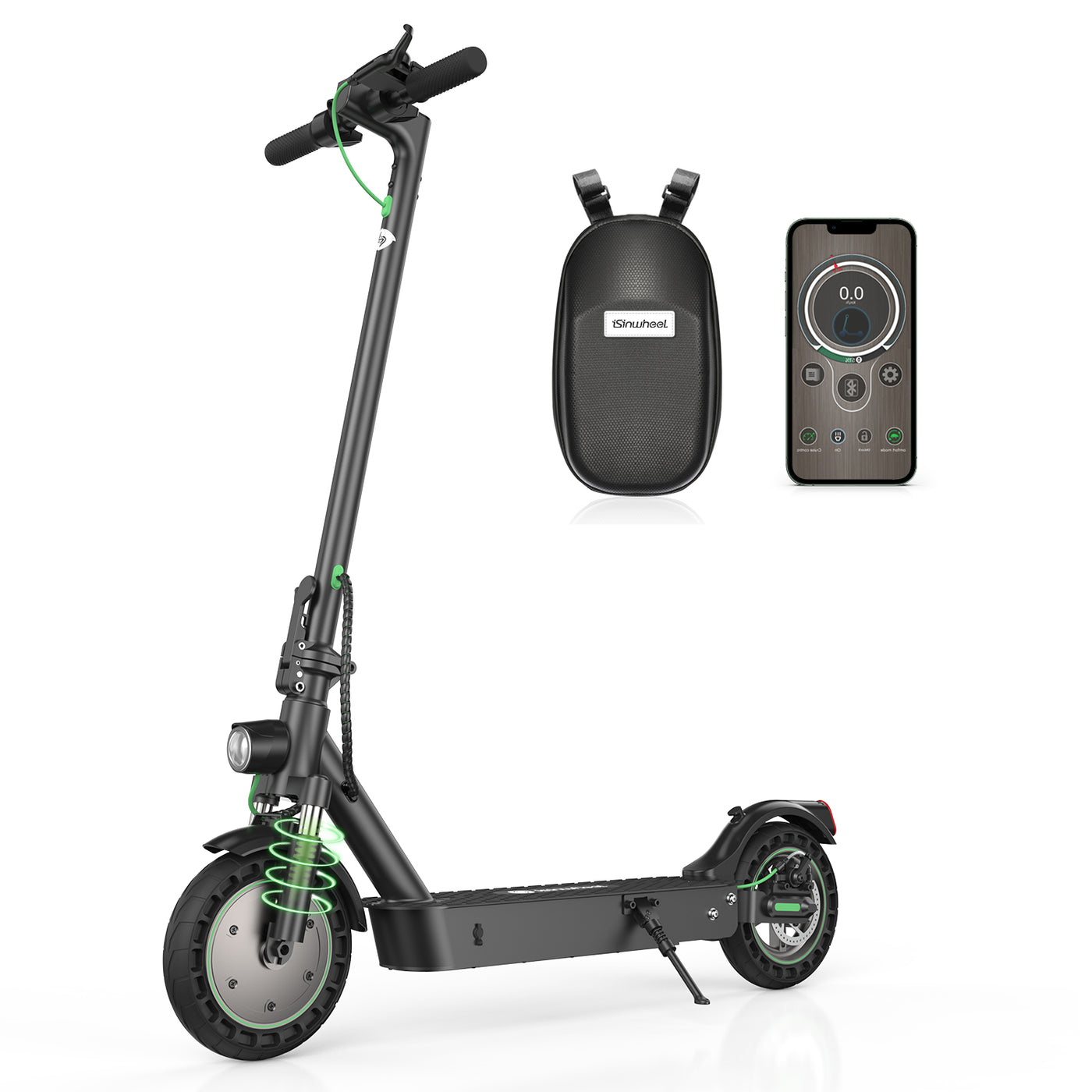 iScooter i9s Scooter Eléctrico 500W 10Ah Negro