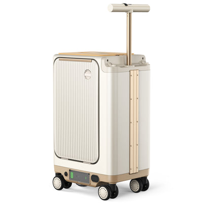 isinwheel® 22-Inch Cabin-Size Electric Suitcase Airline Approved