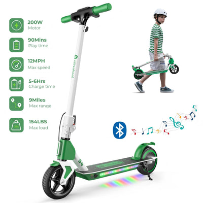 isinwheel® S7/S4 Glow Adjustable Kids E-Scooter