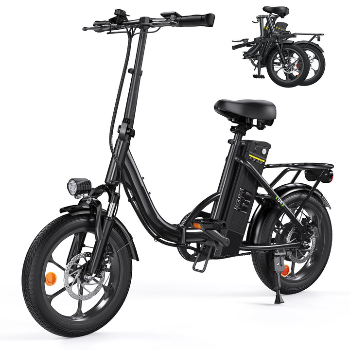 isinwheel U4 Foldable Step-thru Electric Bike 500w 55Miles Range