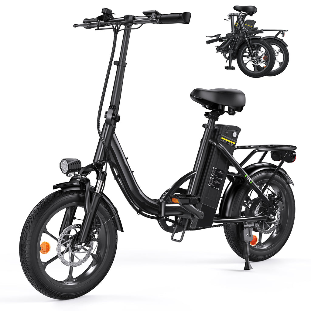 iSinwheel U4 Foldable Step-thru Electric Bike 500w 55Miles Range