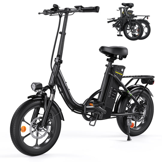 iSinwheel U4 Foldable Step-thru Electric Bike 500w 55Miles Range