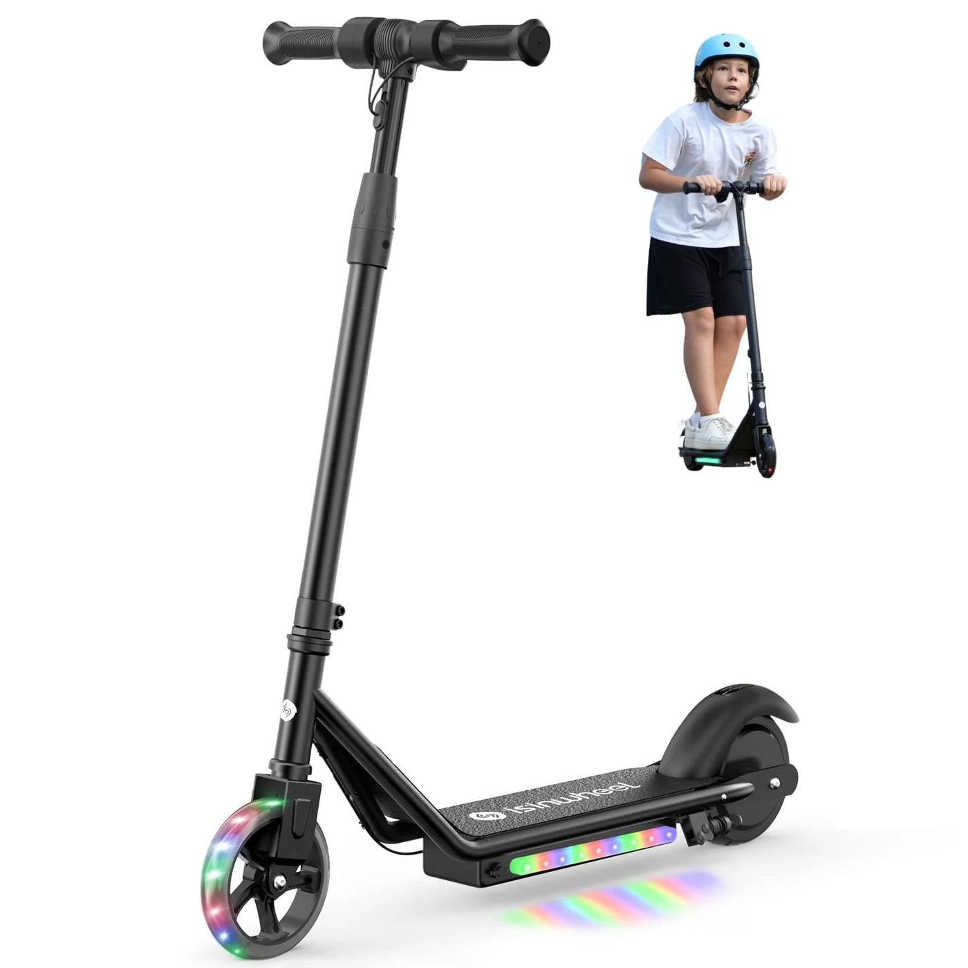isinwheel® S2 Kids Electric Scooter Height Adjustable