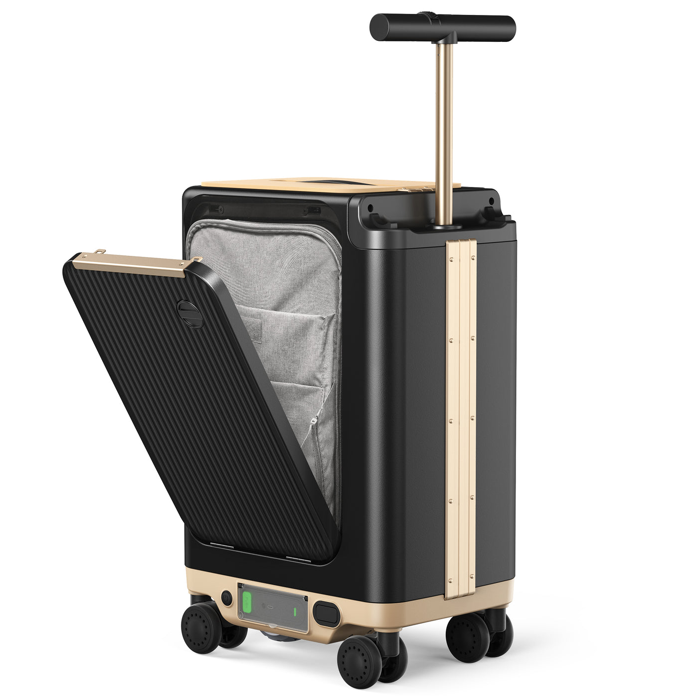 isinwheel® 22-Inch Cabin-Size Electric Suitcase Airline Approved