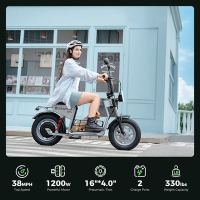 isinwheel H7Pro High-End Commuting Electric Scooter with Seat