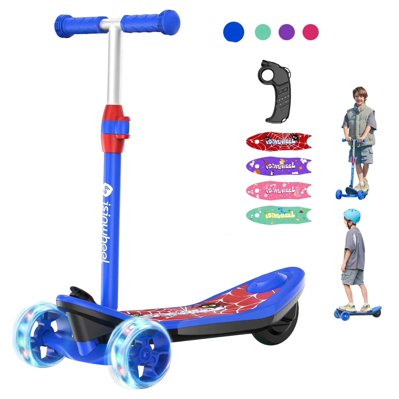 isinwheel® S2 Kids Electric Scooter Height Adjustable