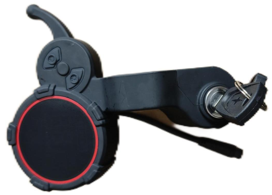 Integrated Throttle and Display Accessory for Electric Scooter