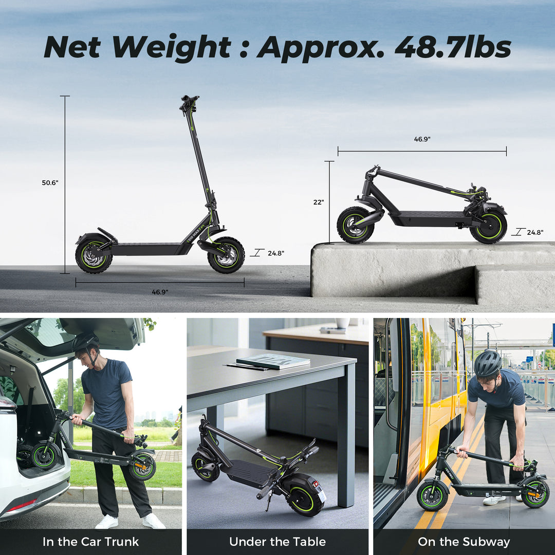 S10MAX Electric Scooter For Adults 60km 1000W | isinwheel