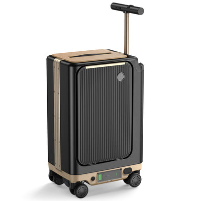 isinwheel® 22-Inch Cabin-Size Electric Suitcase Airline Approved