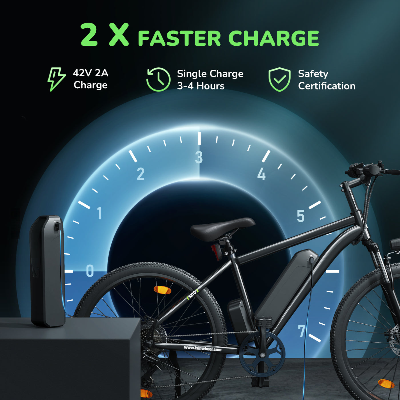 iSinwheel M10 500W Electric Bike E-MTB