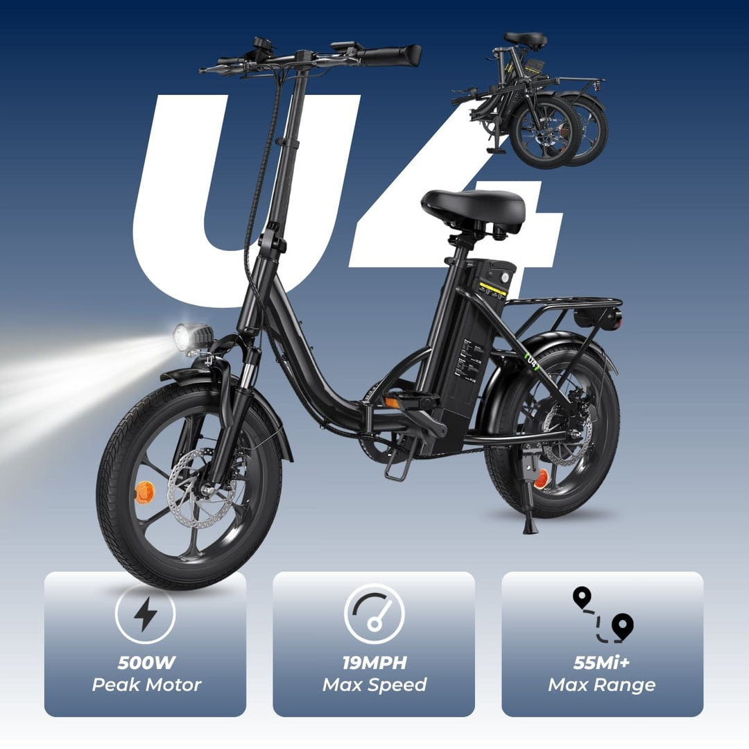 Folding Electric Bicycle Cheapest Ebike On Amazon U3 Foldable