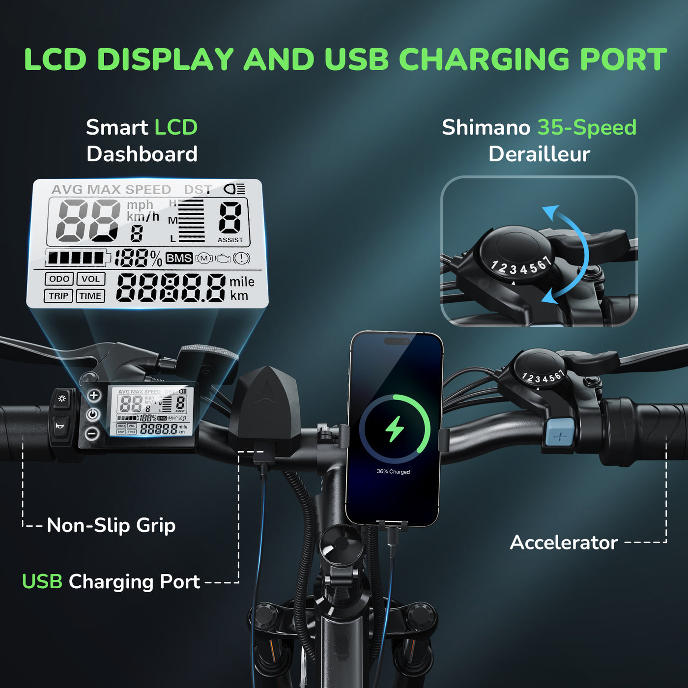 iSinwheel M10 500W Electric Bike E-MTB