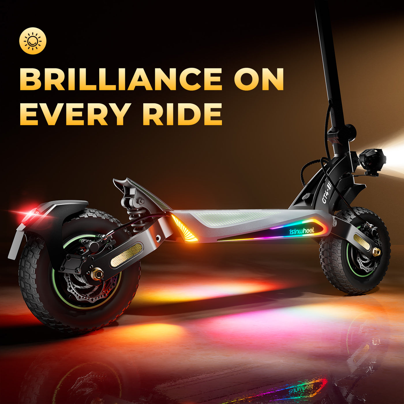 isinwheel® GT4 2400W Dual Motor Electric Scooter