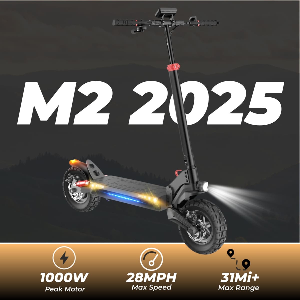isinwheel® GT1 Off Road Electric Scooter 800W