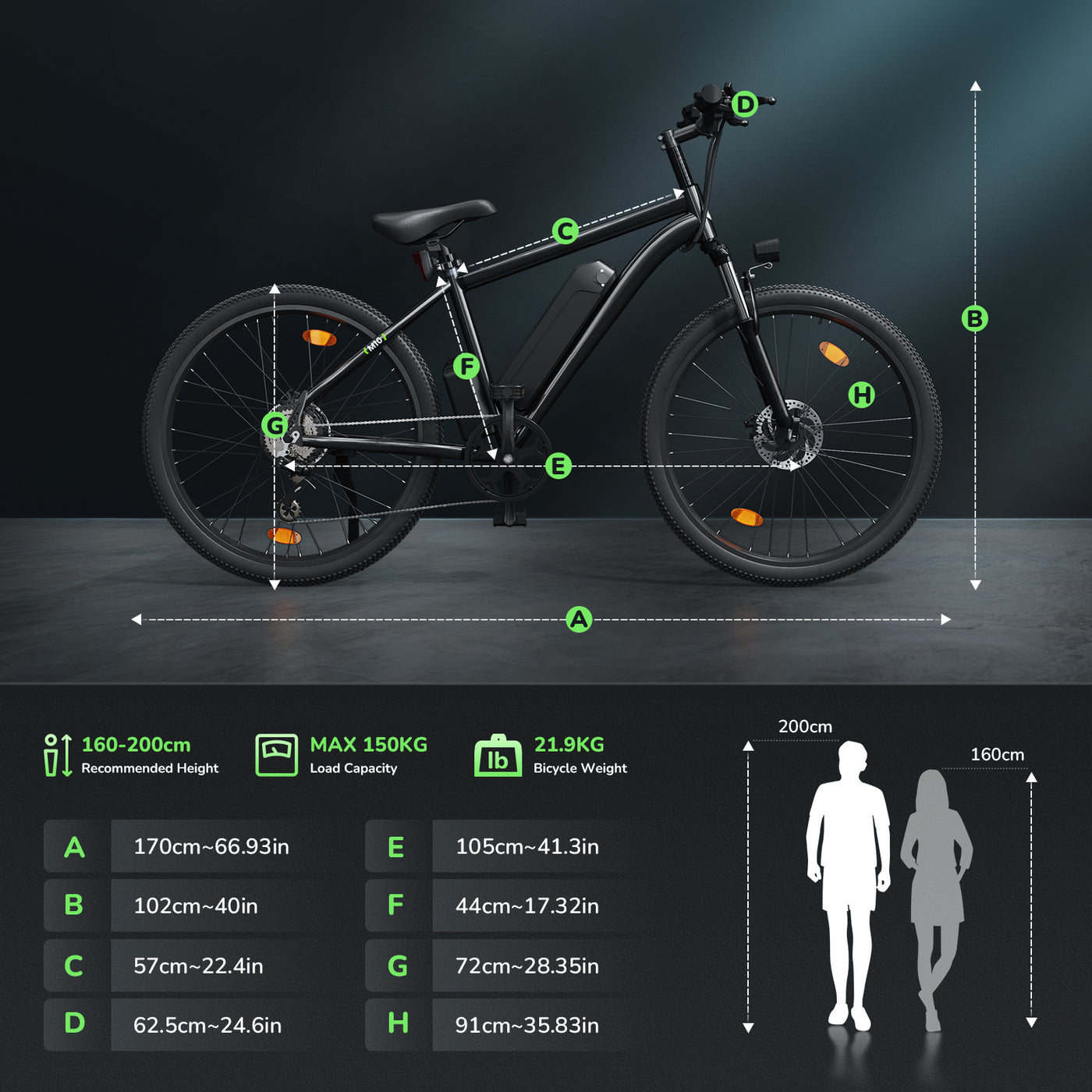 iSinwheel M10 500W Electric Bike E-MTB