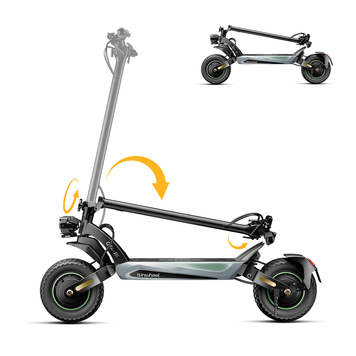 isinwheel® GT4 2400W Dual Motor Electric Scooter