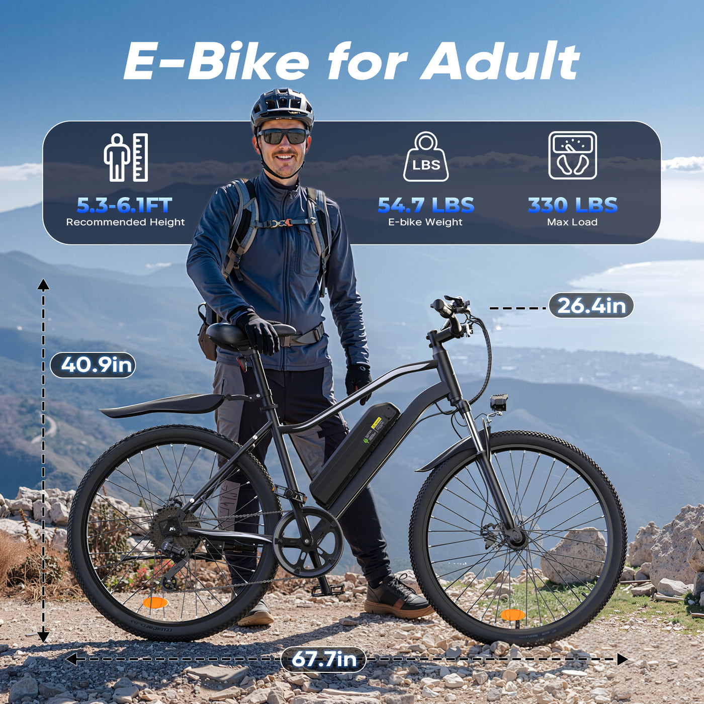 EB3 500W Electric Commuter Bike with Suspension | isinwheel UK ...