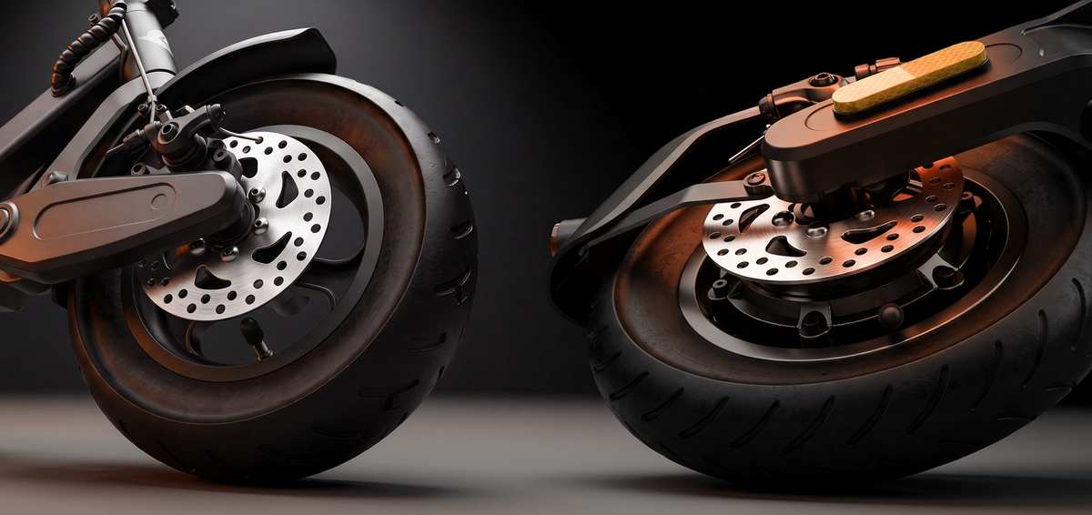 Front & Rear Disc Brakes