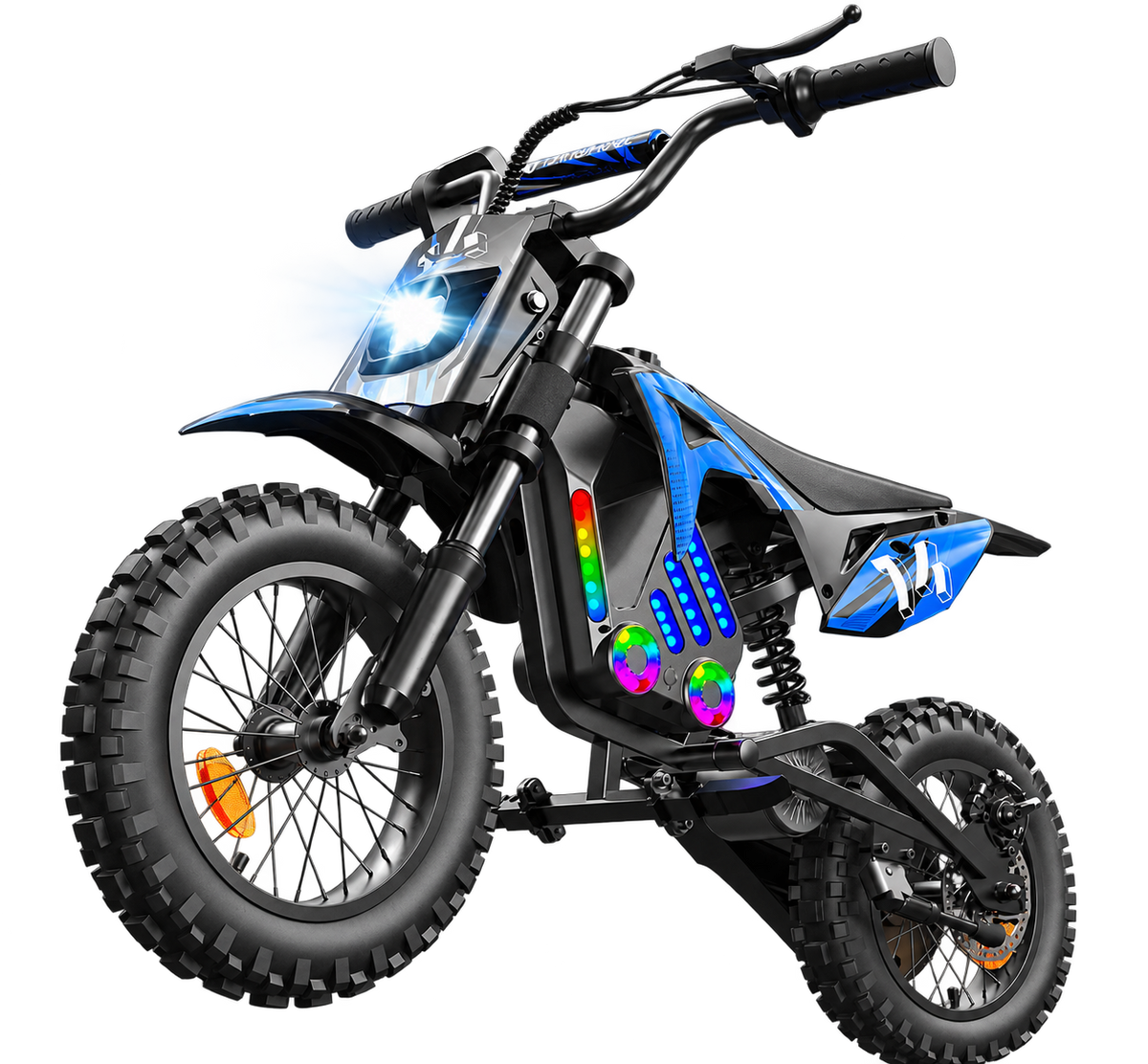 isinwheel A14 kids electric dirt bike feature hotspots