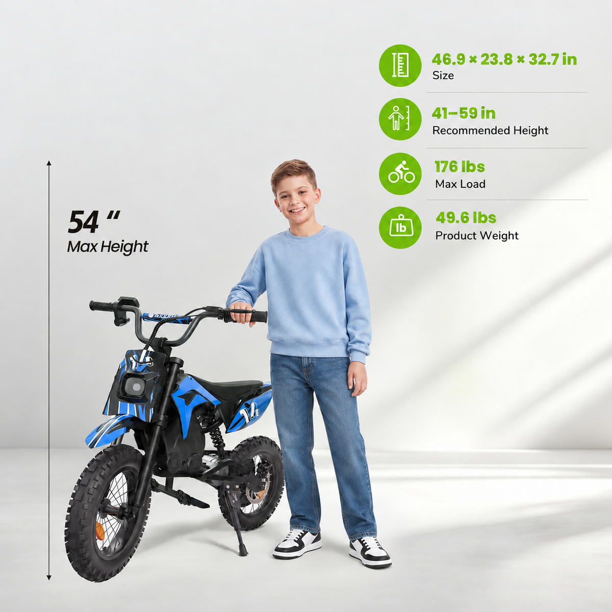 A14 rider size guide