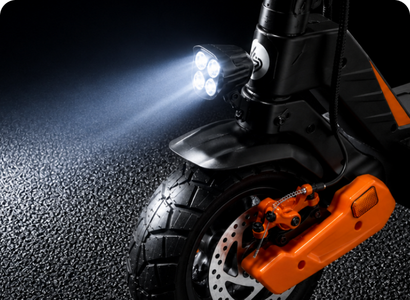 BRIGHT 4-LED HEADLIGHT