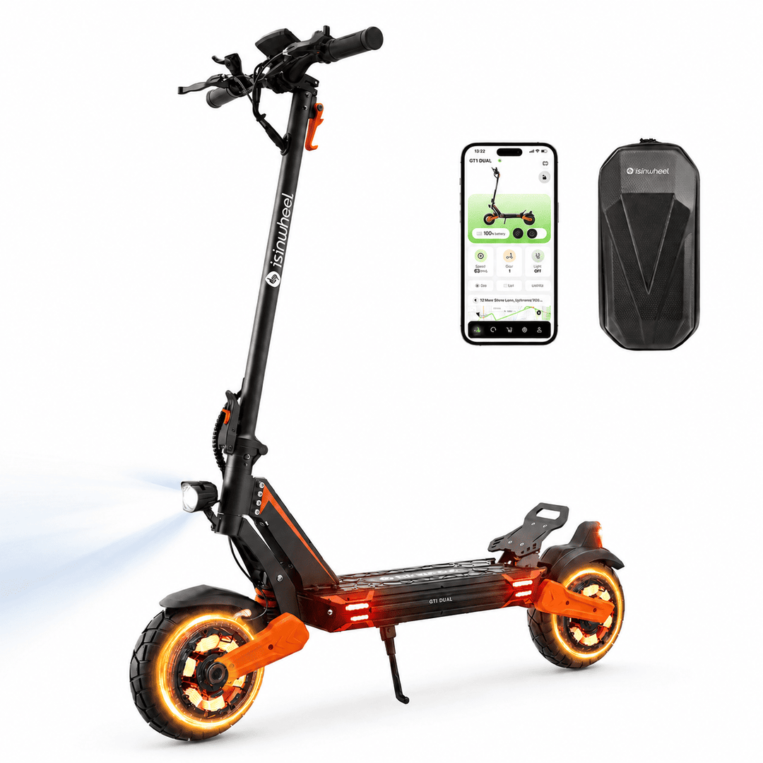 GT1 Dual Motor Off-Road Electric Scooter 1600W 31mph | isinwheel UK
