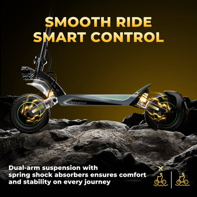 isinwheel® GT4 2400W Dual Motor Electric Scooter