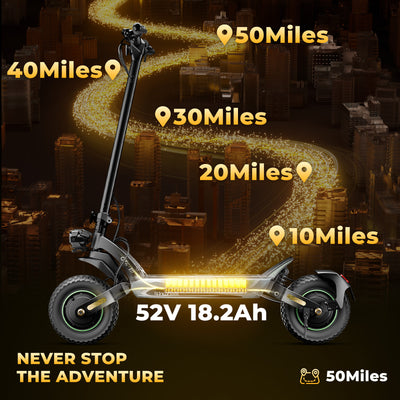 isinwheel® GT4 2400W Dual Motor Electric Scooter