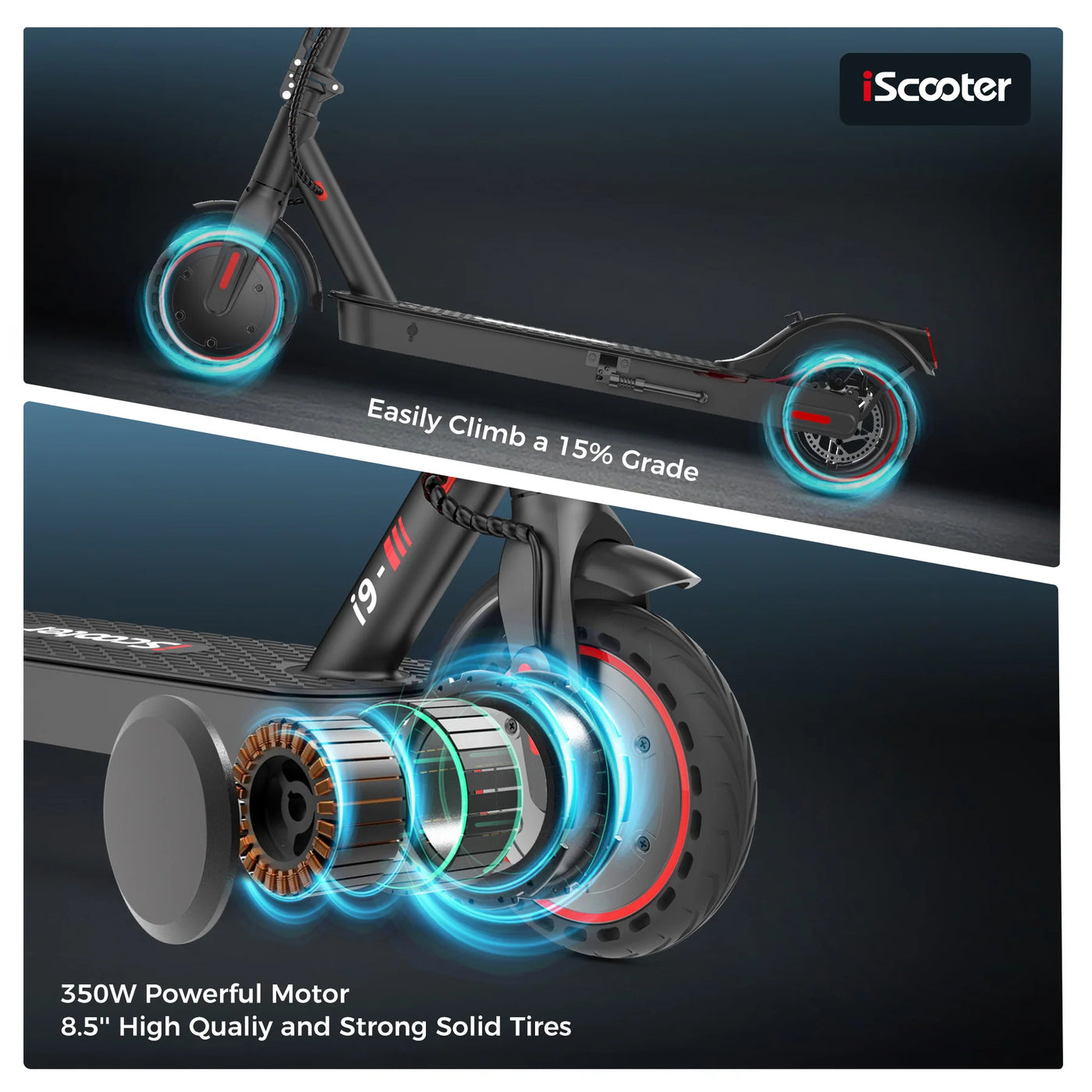 i9 Electric Scooter for Adult Commuting