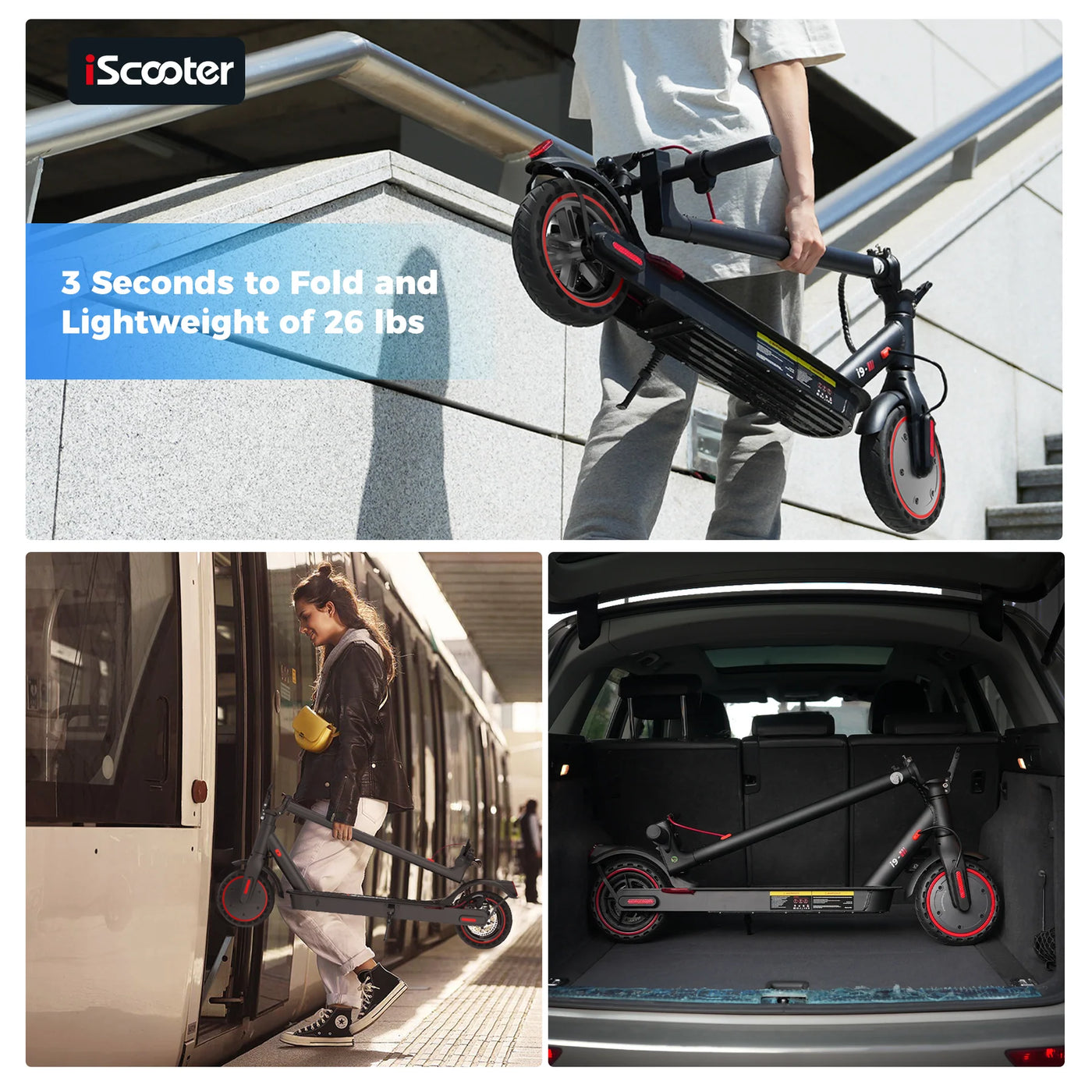 i9 Electric Scooter for Adult Commuting
