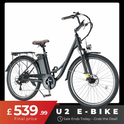 iSinwheel U2 City Commuter Electric Bike 65Miles Range