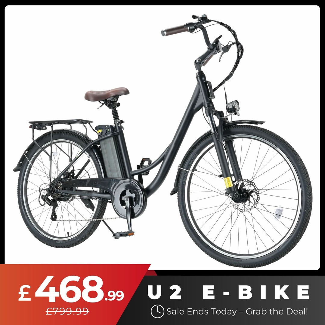 iSinwheel U2 City Commuter Electric Bike 65Miles Range