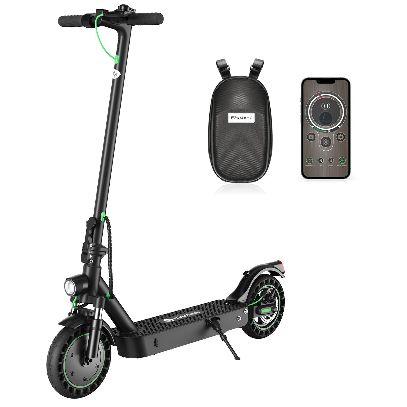 isinwheel s9max electric scooter with bluetooth