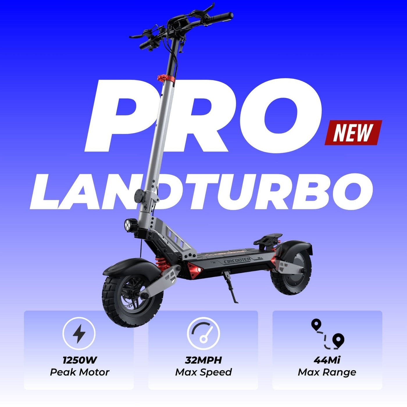 isinwheel® GT1 Off Road Electric Scooter 800W