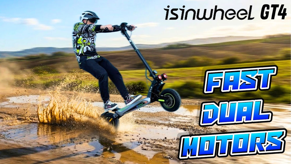 ISINWHEEL GT4 - DUAL MOTOR AWESOME POWER - FULL TEST