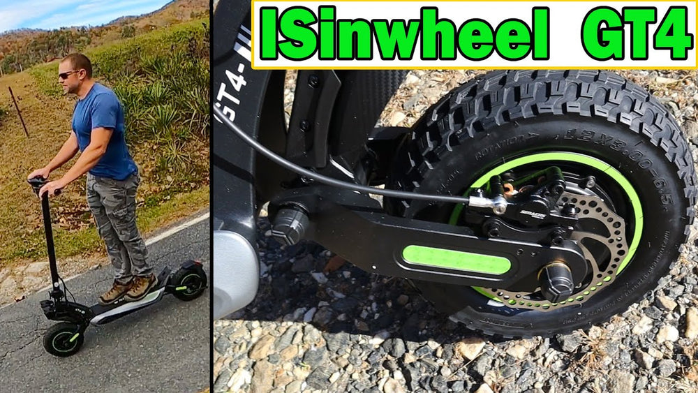Isinwheel GT4 Scooter - 45MPH Beast with 50 mile Range!