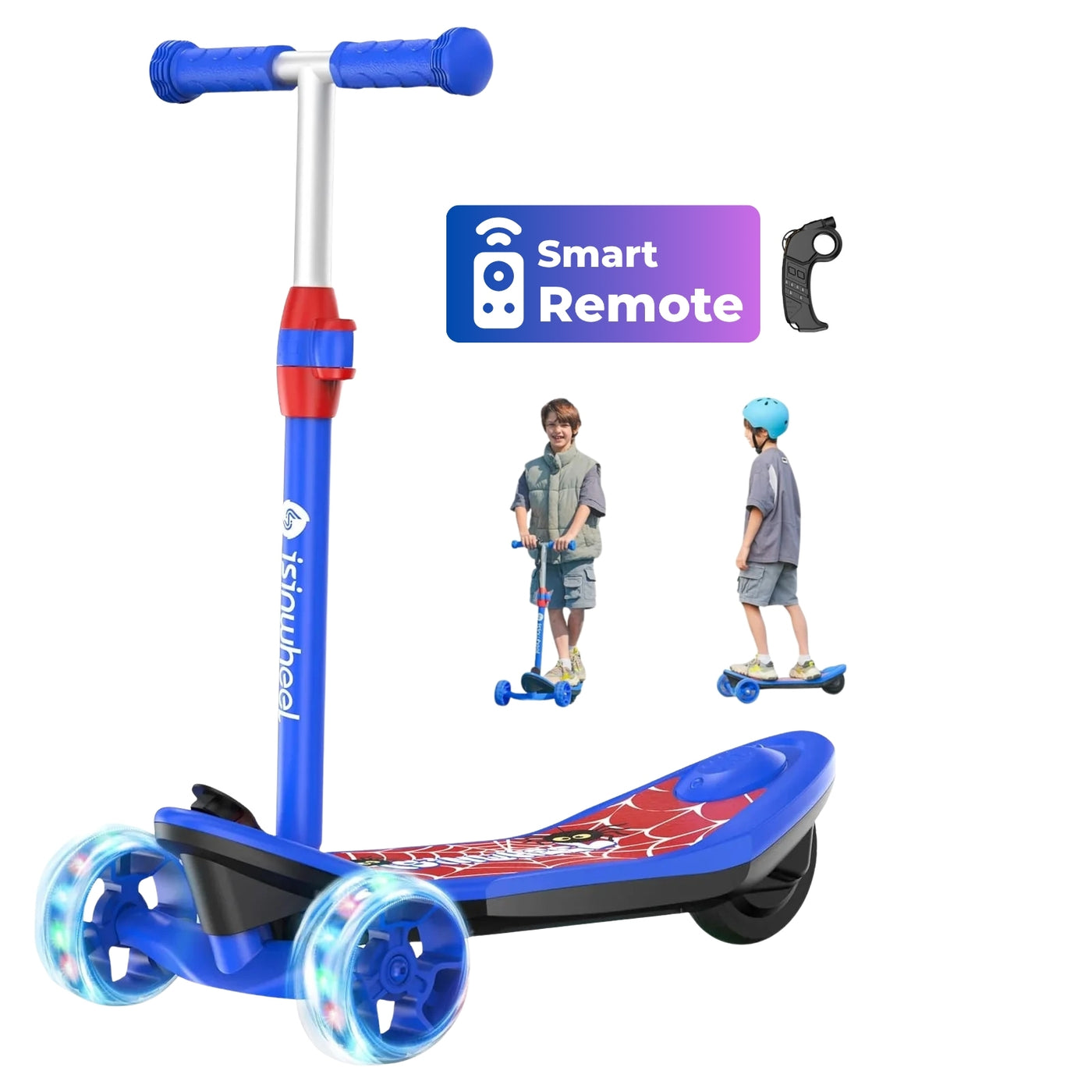 isinwheel® S7/S4 Glow Adjustable Kids E-Scooter