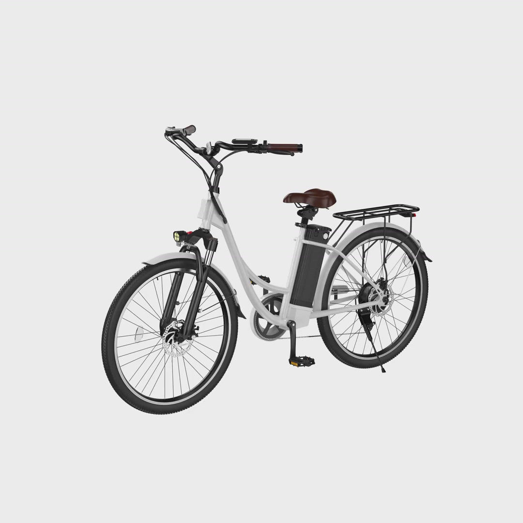 iSinwheel U2 City Commuter Electric Bike 65Miles Range