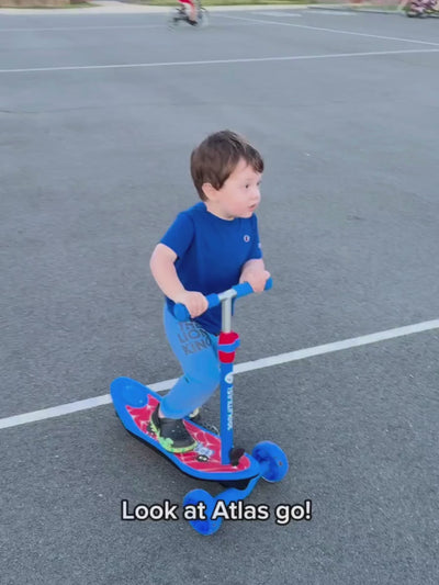 isinwheel® MiniSpider 2-in-1 Kids Electric Scooter