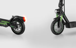 Double shock absorber electric scooter