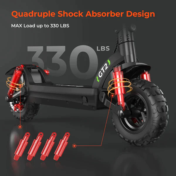 isinwheel 800w off road electric scooter gt2